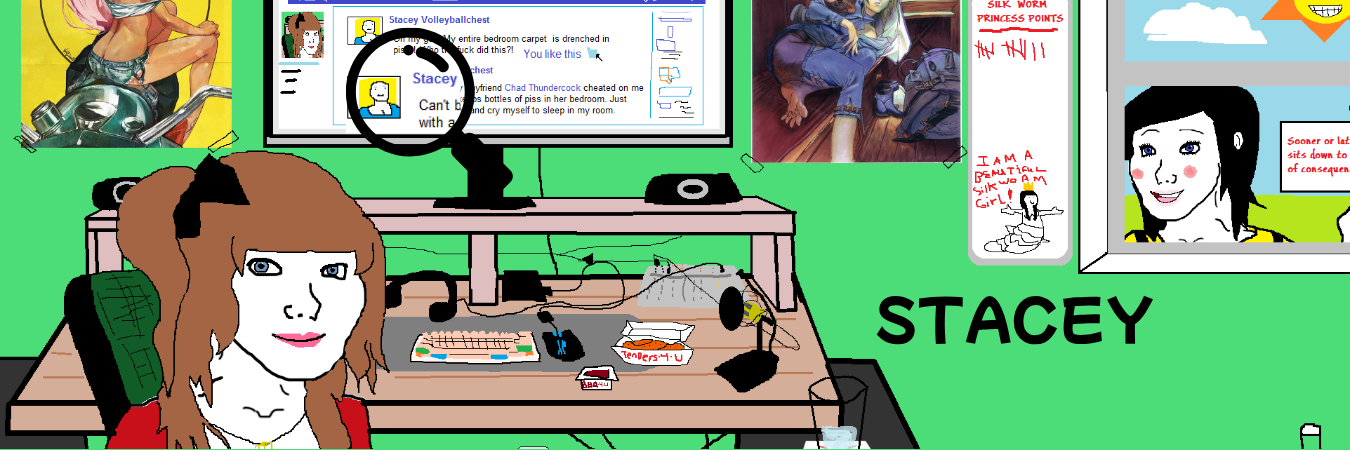 Stacey the Female Wojak Banner